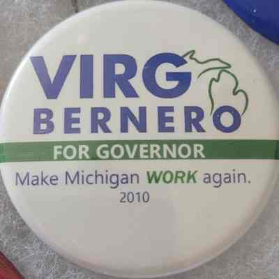 Bernero for Governor Button
