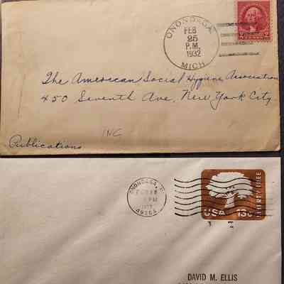 Onondaga, Mich., Modern Postal Covers