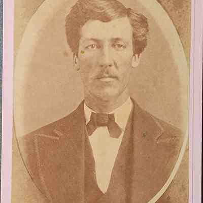 Portrait of a Man CDV by Christmas, Mason