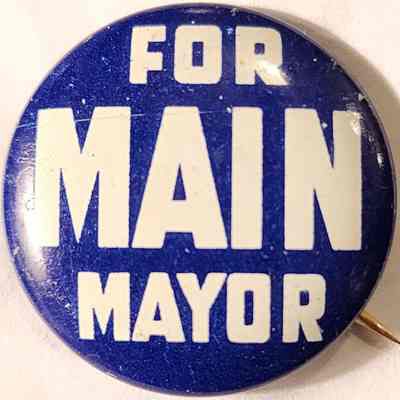 Main for Mayor Button