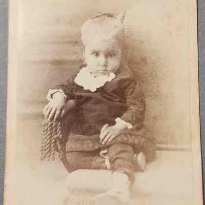 Portrait of a Child CDV by Scotford
