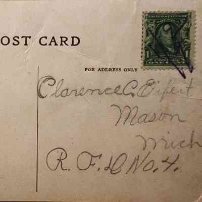 Mason, Mich., Postcard, Eifert