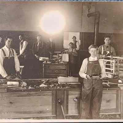 School Interior Woodworking RPPC