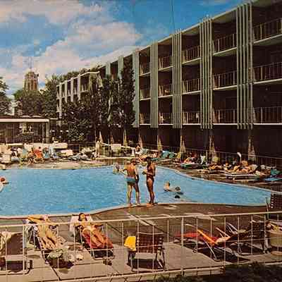 Capitol Park Motor Hotel, Lansing, Michigan, Postcard