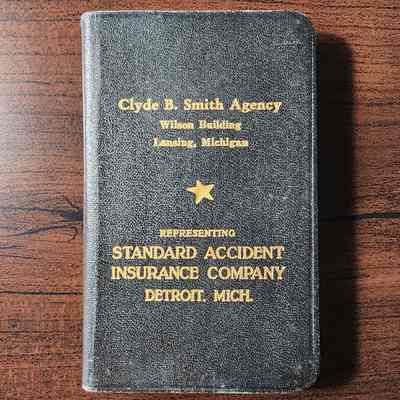 Clyde B. Smith Agency Insurance 1945 Calendar