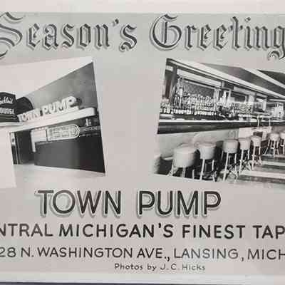 Town Pump Season's Greetings RPPC