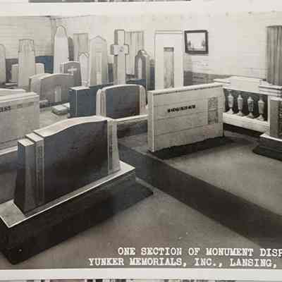 Yunker Memorials Monument Display RPPC