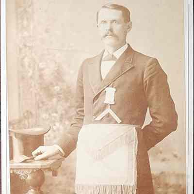 John H. Chase Masonic Cabinet Card by Cassey & Riley