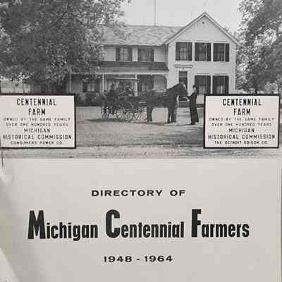 Directory of Michigan Centennial Farmers, 1948-1964