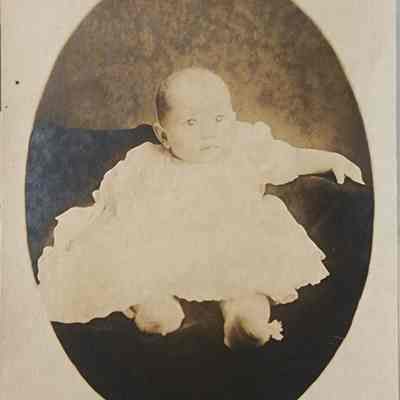 Portrait of a Child RPPC by Lansing Studio