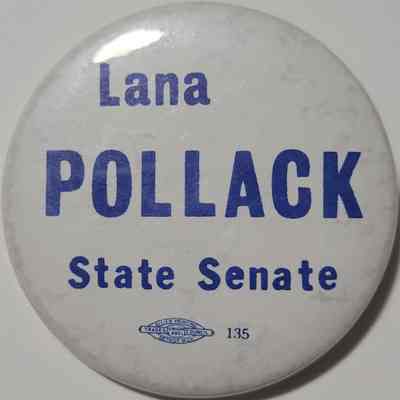 Lana Pollack State Senate Button