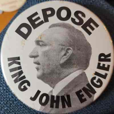 Depose King John Engler Button
