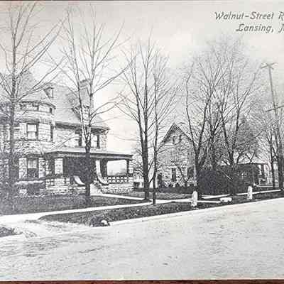 Walnut Street Residences, Lansing, Mich. Postcard