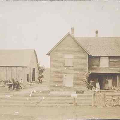 Lake, Mich. Farm RPPC