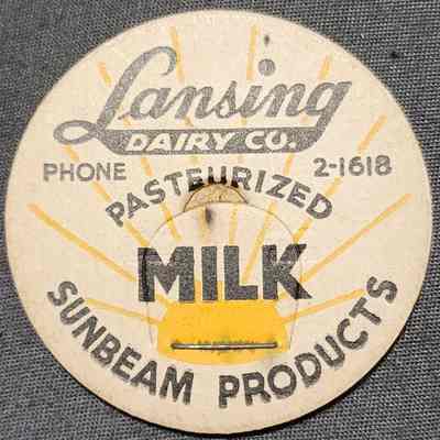 Lansing Dairy Co. Milk Cap