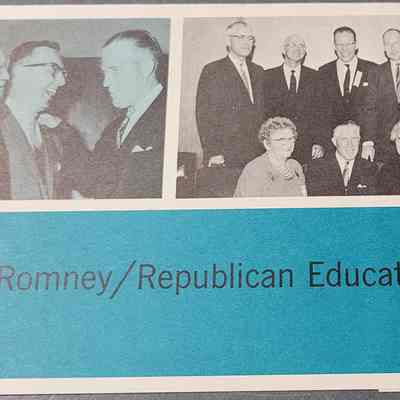 Romney Republican Education Team Pamphlet