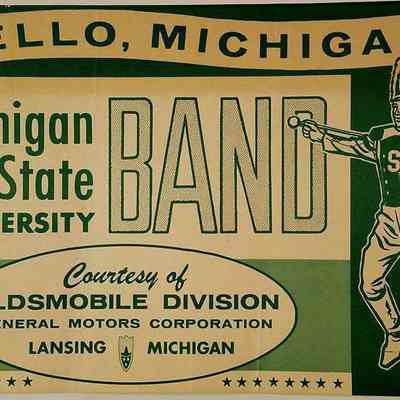 MSU Band Travel Poster