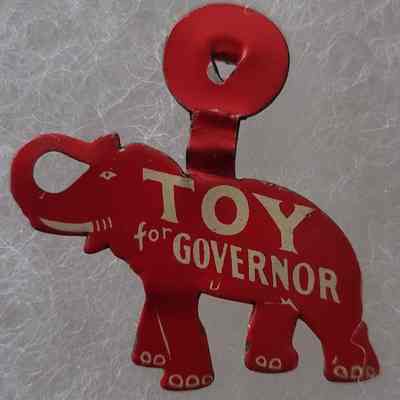 Toy for Governor Red Elephant Tab