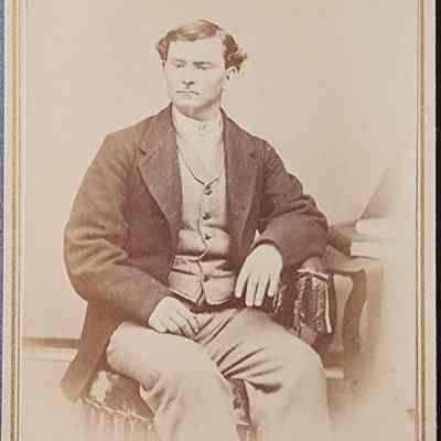 Portrait of a Man CDV by Cheney, Charlotte