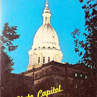 State Capitol, Lansing, Michigan Postcard