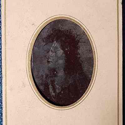 Portrait of a Woman Tintype by Hall