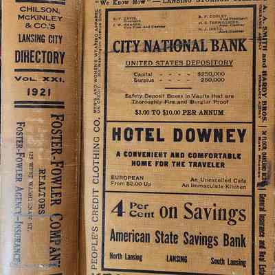 Lansing City Directory 1921