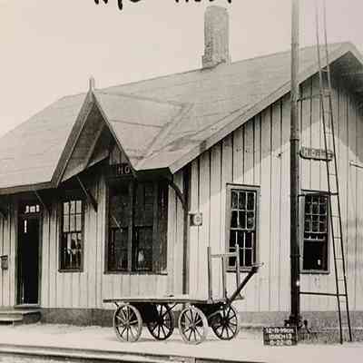 Holt Depot Photo Negative and Print