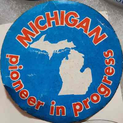 Michigan Pioneer in Progress Sticker
