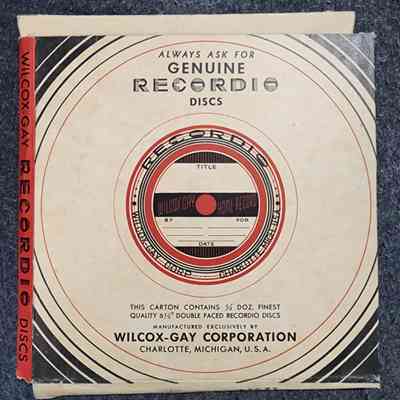 Wilcox-Gay Recordio Discs