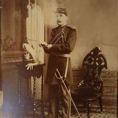 Mayer Family Masonic Large Card Photo