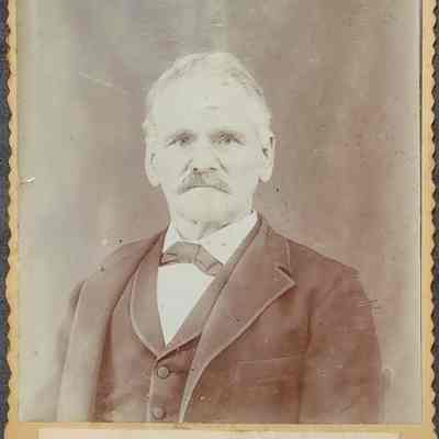 William B. Watson Cabinet Card by H.J. Newcomb