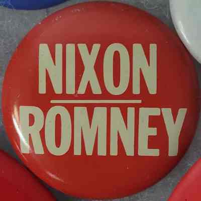 Nixon Romney Hopeful VP Button