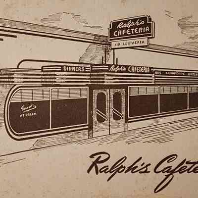 Ralph's Cafeteria, East Lansing, Michigan, Postcard