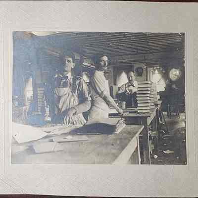 Bludeau, Siebert, & Gates Book Binders Card Photo