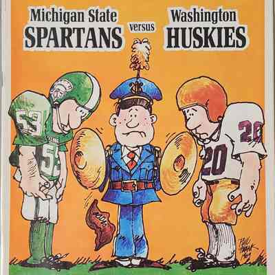 Michigan State Band Day 1969 Program vs. Washington