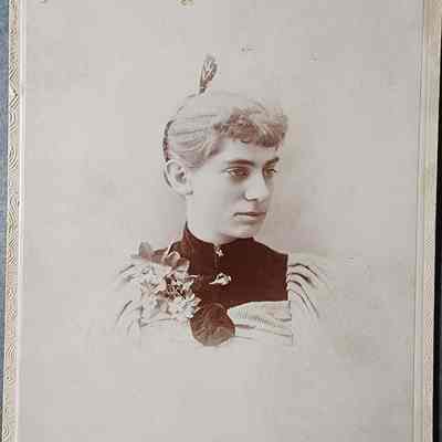 Maud Mitchell Cabinet Card by Paddack
