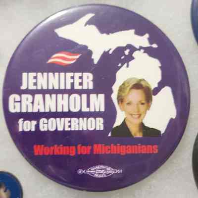 Jennifer Granholm for Governor Button