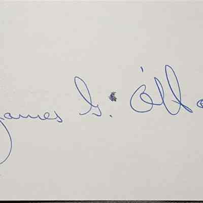 James G. O'Hara Autograph