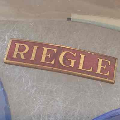 Riegle Enamel Pin