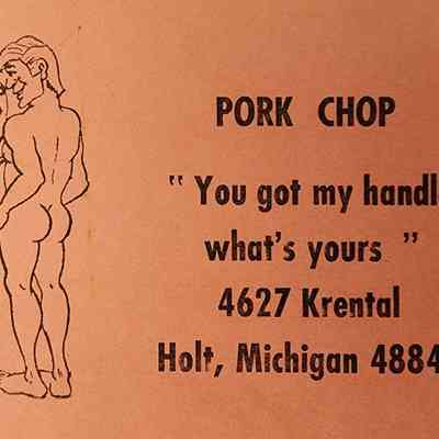 Holt QSL Card, Pork Chop