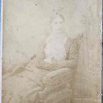 Portrait of a Woman Cabinet Card by Howell & Reilay