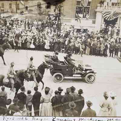 Roosevelt Day, Lansing, Michigan, May 31st (1907) RPPC