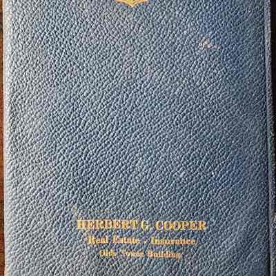 American Surety Company 1935 Calendar Book, Cooper Agent