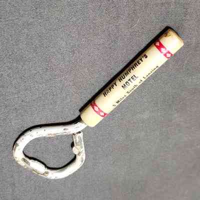Happy Humphrey's Motel Advertising Bottle Opener