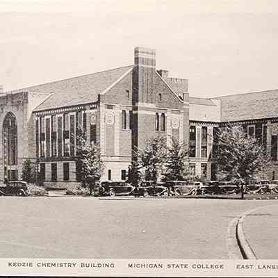 Kedzie Chemistry Building, Michigan State College, East Lansing, Postcard