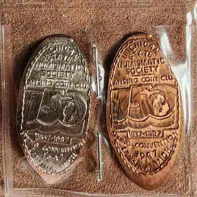 Michigan Sesquicentennial Elongates