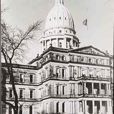 Michigan State Capitol RPPC