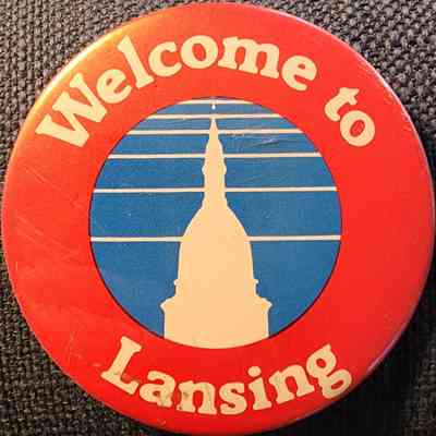 Welcome to Lansing Button