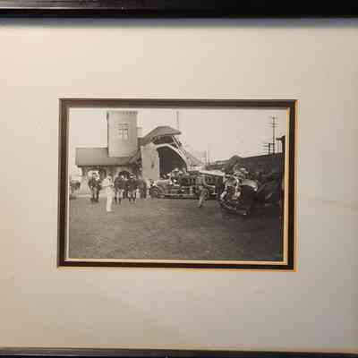 Grand Trunk Railroad Depot Train Crash Photograph