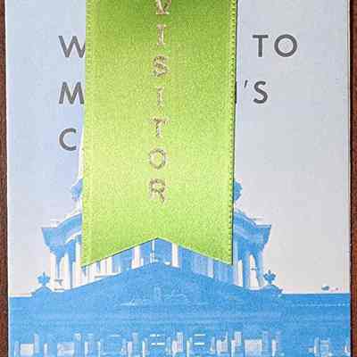 Welcome to Michigan's Capitol Pamphlet and Ribbon